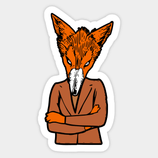 Mr. Fox Sticker